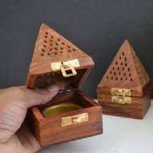 Quemador de Incienso de Madera Religioso Elegante y de Alta Demanda, Hecho a Mano, 100% Natural, para Fragancia del Hogar, Quema de Incienso Tradicional - Product Image 2