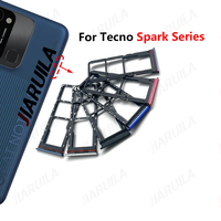 Bandeja de tarjeta Sim para teléfono móvil para Tecno Spark Go 1 30C 30 20C 20 10C 10 9T 9 8T 8C 8 7 5 Air 4 Pro, bandeja de soporte de tarjeta Sim, piezas de repuesto