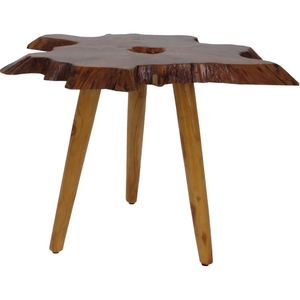 Beautiful Gray Solid Wood End <b>Table</b> Beside <b>Sofa</b> Decorative Vase <b>Table</b> for Home Furniture Living Room Bedroom Office Decoration - Product Image 3