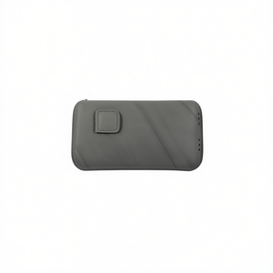 Star-Case Nova ''Linea'' Sac de rangement polyvalent en cuir véritable gris pour Apple iPhone 4 et 4S - Product Image 2