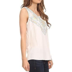 Débardeur grande taille coupe ajustée sans manches en tissu polyester 100% coton respirant et respirant pour femmes de meilleure qualité prix de gros - Product Image 3