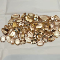 Pierres précieuses naturelles de tourmaline pêche et morganite de haute qualité, taille poire, facettées, 3-8 carats, avec expertise tierce, MOQ 100 carats