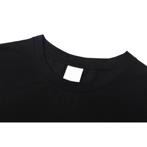 เสื้อยืดแขนสั้นฮิปฮอปทรงโค้งต่ำสำหรับชายเสื้อดีไซน์ผ้าโพลีเอสเตอร์/ ผ้าฝ้ายลำลอง - Product Image 4