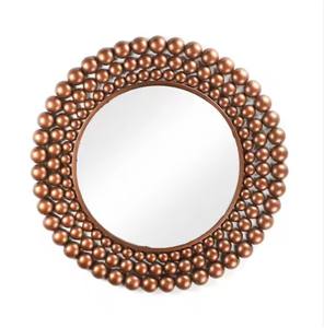 High Quality Modern Style Wall Decorative <b>Mirror</b> Indian Hand Crafted Hanging Makeup <b>Mirror</b> with Aluminum Frame for <b>Bathrooms</b> - Product Image 2