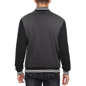 Chaquetas universitarias de lana de invierno personalizadas para hombre, con cuello levantado frontal, últimos diseños de moda para jugadores de béisbol universitarios - Product Image 5