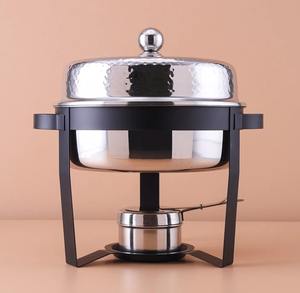 Casserole traditionnelle en métal nouveau Hotpot élégant chauffe-plats Buffet marmite pour les maisons fêtes de mariage hôtel Villas utilisation en gros - Product Image 1