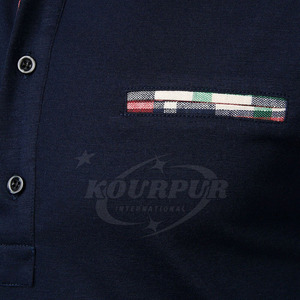 Camisetas de polo de hombre de calidad superior Camisetas de polo de contraste de color hechas con el mejor material al por mayor - Product Image 6