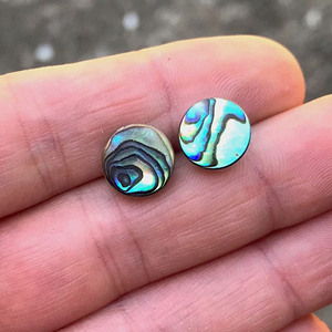 2025คุณภาพสูงส่งออกผู้หญิงน้ำหนักเบา925เงินสเตอร์ลิงทุกวันดีไซน์เรียบง่ายต่างหูสีดำนิลเปลือกหอยของขวัญที่ดี - Product Image 5