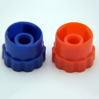 Bouchon de seringue en plastique de couleur mélangée Capuchon de seringue à pointe orale Embout de verrouillage Luer pour seringue à joint