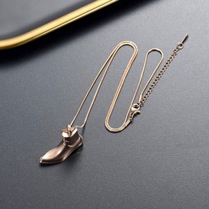 สร้อยคอโกศทรงรองเท้าสีโรสโกลด์ที่เก็บขี้เถ้าที่ระลึกสร้อยคอโกศออกแบบได้ตามต้องการขนาดบุคลิกภาพ - Product Image 6