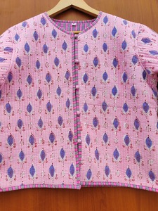 Chaqueta acolchada de manga larga reversible de algodón para mujer Abrigo de invierno de alta calidad - Product Image 2