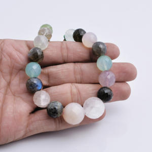 Cuentas Facetadas de Gemas Mixtas Naturales de 11 mm a 16 mm para la Elaboración de Joyería Fina - Product Image 6