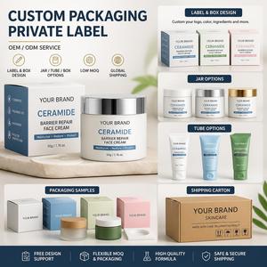 Crème réparatrice de barrière cutanée à la céramide en marque privée, OEM, hydratante, apaisante, pour peaux sensibles - Product Image 2