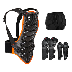 Chaleco de motocicleta de alta calidad, Protector de espalda insertada, camisa de armadura corporal, equipo de protección anticaída para el pecho y la espalda, para esquiar, columna vertebral - Product Image 5