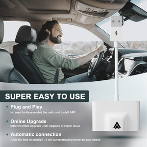 2024 phát hành mới Android Auto 2-in-1 Adapter 1-năm Carplay ai hộp Apple iPhone tương thích với Audi Jeep xe ô tô Dongle Carplay - Product Image 3