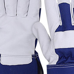 Gants de travail en cuir de paume simple épais pour les travaux industriels, gants de travail renforcés, gants de sécurité - Product Image 6