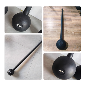 <span class=keywords><strong>Maza</strong></span> de Acero para Gimnasio, <span class=keywords><strong>Maza</strong></span> Recubierta de PU para Entrenamiento de Fuerza - Product Image 5