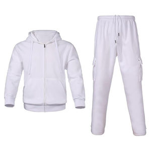 Conjuntos de chándal sólidos de algodón 100% personalizables de alta calidad transpirable de invierno de peso pesado tela Premium duradera ecológica - Product Image 1