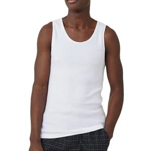 Débardeur en coton 120 GSM personnalisable pour homme – T-shirt sans manches uni et fin pour l'été – Vente en gros - Product Image 1