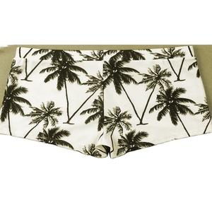Soft Polyester <b>Blend</b> Breathable Lightweight Design for Beach Summer Vacation Wear Solid Pattern Stylish Men's Beach Shorts - Product Image 3