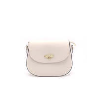 AP IDEA MODA Modische Echtleder Damen Schultertasche mit Überschlagverschluss - Hergestellt in Italien Musterart Sonstiges Grün 1kg