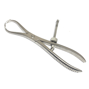 Pinza de reducción de rótula de 18 cm, manual, para sujeción ósea, de acero inoxidable alemán, ortopédica quirúrgica, Clase I, con certificación CE - Product Image 2