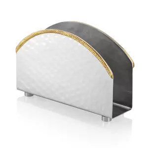 Servilletero de Metal de Latón Hecho a Mano para un Diseño de Mesa Premium, Servilletero de Metal de Boutique, Servilletero de Metal Zahid Exports - Product Image 4