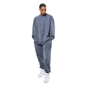 ชุดวอร์มซักกรดสำหรับผู้ชายชุดวอร์มลำลองสำหรับฤดูใบไม้ร่วงและฤดูหนาวออกแบบได้ตามที่ต้องการ - Product Image 1