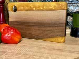 Tabla de Cortar de Madera de Resina de Grano Resistente con Madera de Acacia y Madera de Mango Diseñada para la Confiabilidad en la Cocina - Product Image 3