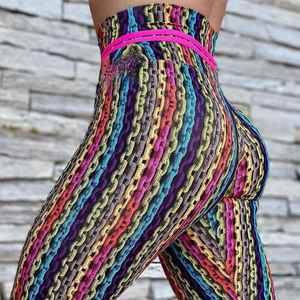 กางเกงโยคะของผู้หญิง XL คุณภาพสูงจากโรงงานในจีนเลกกิ้งรัดรูปเอวสูงไร้รอยต่อคุณลักษณะยืดสะโพกรูปทรงรอยยิ้ม - Product Image 2