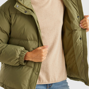 Chaqueta Acolchada de Punto para Mujer, Invierno, con Capucha, Personalizable, Transpirable, Impermeable, Reversible, Relleno 100% Poliéster - Product Image 4