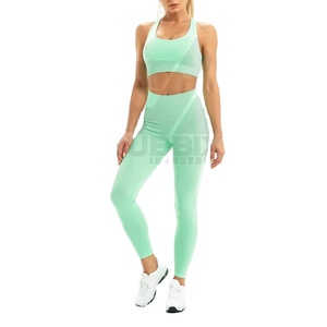 Women Yoga <b>Set</b> New Style Quick Dry Gym <b>Leggings</b> <b>and</b> Fitness <b>Top</b> Sports Bra Made in Pakistan Custom Design High Quality Products - Product Image 6