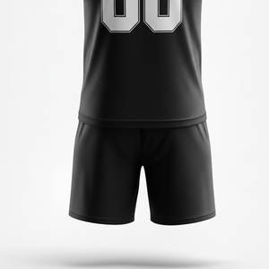 Conjunto de Uniforme de Fútbol Sublimado Personalizado, Transpirable, de Secado Rápido, Jersey sin Mangas, Pantalones Cortos y Calcetines a Juego, Hecho con Materiales Reciclados - Product Image 4