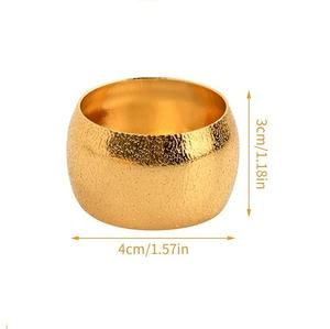 Anneaux de serviette décoratifs multicolores Matériau de haute qualité pour mariage, anniversaire et tout autre cadeau d'occasion - Product Image 2