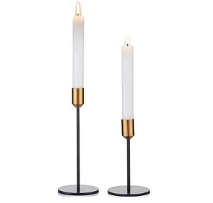 Candelabro de cinco brazos Chapado en cobre hecho a mano, soporte para velas para decoración del hogar, fiestas de Bodas de Navidad - Product Image 2