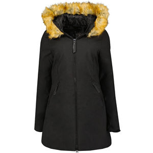 Luxury Waterproof Women's Parka Jacket with Hood Warm Insulated Nylon Shell & <b>Polyester</b> <b>Filling</b> for Autumn Outdoor Use - Product Image 4