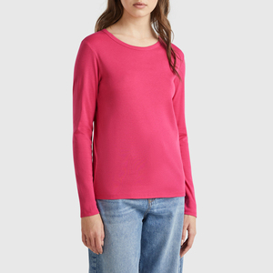 T-shirts décontractés pour femmes T-shirts de rue pour femmes à manches longues avec matériel de haute qualité et service d'impression personnalisé - Product Image 3