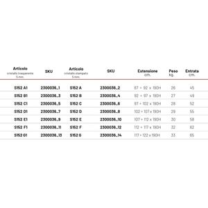 Brionia S152โครเมี่ยม IX ประตูบานเลื่อนพร้อมตู้คริสตัล5มม. ขนาด92-97 x-ส่วนขยายตามแผน - Product Image 4