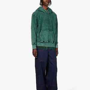 Pull-over décontracté de qualité supérieure, 100% coton, tissu éponge français, personnalisable, tailles XS-6XL pour hommes, hiver, thermique, vintage, à capuche, rapide - Product Image 2