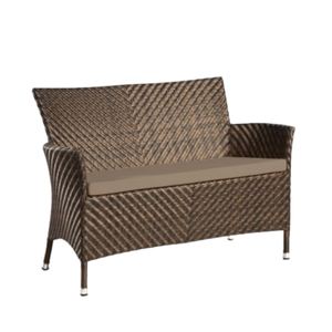 Silla moderna de dos plazas de mimbre, impermeable, 6 plazas, patio de mimbre, muebles de exterior, sofás de jardín a la venta - Product Image 6