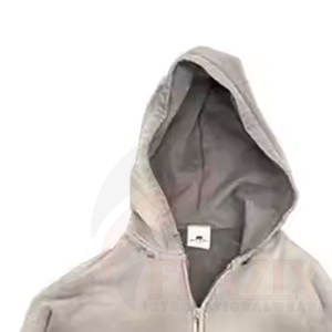 Diseña tus propias sudaderas con cremallera de invierno Sun Fade de alta calidad Nuevo estilo Cantidad a granel Sudaderas con capucha con cremallera de Sun Fade - Product Image 4