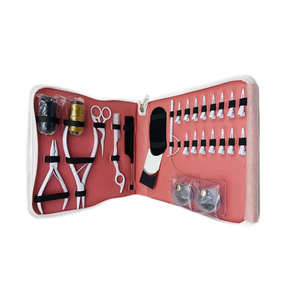 Kit de herramientas de extensión de cabello humano de nailon alto Juego de alicates de abalorios todo en uno Premium Kit de herramientas de extensión de cabello completo de acero inoxidable - Product Image 3