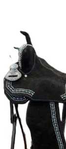 Selle de cheval en cuir de style occidental noir de qualité supérieure à forte demande avec arbre en bois Bonnes selles de cheval indiennes - Product Image 4