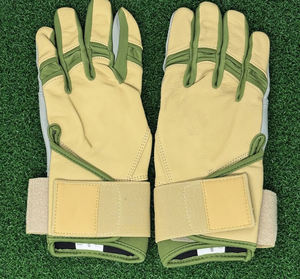 Gants de frappe de baseball professionnels unisexes en cuir de cabretta, fermeture à boucle et crochet, qualité supérieure, poignet confortable, KANDARI SPORTS - Product Image 2