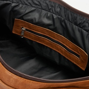 Sac de sport unisexe en cuir véritable de grande capacité vintage pliable sport voyage week-end luxe imperméable durable et élégant - Product Image 5