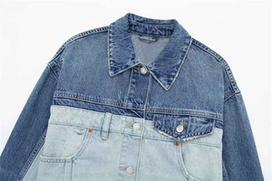 Chaqueta Vaquera de Diseño Nuevo y Personalizado para Hombre, Chaqueta Vaquera Deportiva y Elegante, Jeans Vaqueros de Moda Urbana - Product Image 5