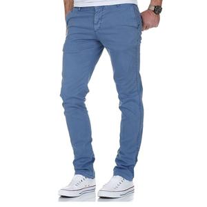 Pantalones chinos principales Productos para hombres Pantalones casuales multicolores para hombres Pantalones chinos de color puro Pantalones de algodón para hombres Exportar desde BD - Product Image 2