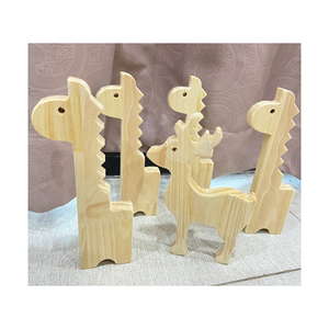 Wholesale Wooden Hand-made Wooden Animal <b>Mushroom</b> Toy Mixed Decorative <b>Painting</b> Wood Chip Crafts Creative Style - Product Image 3