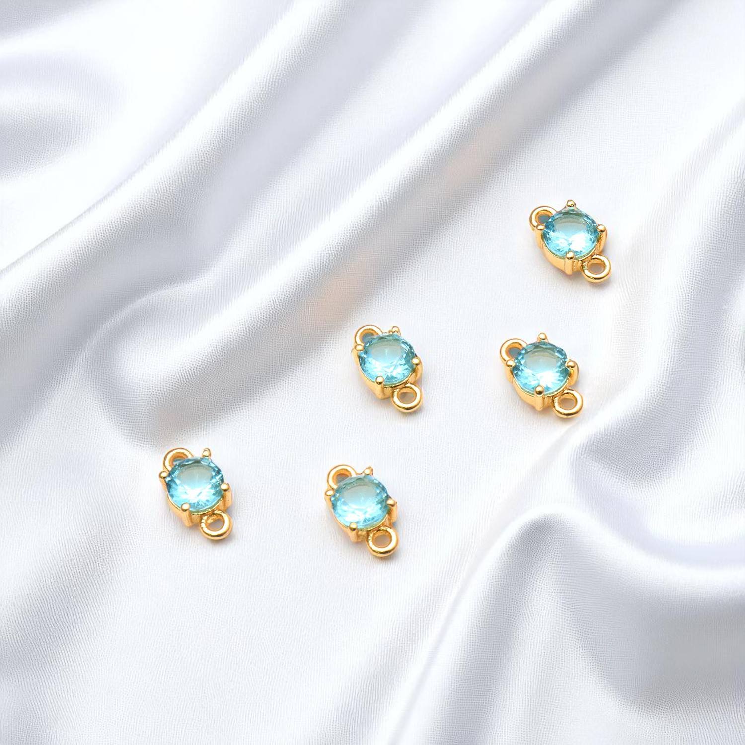 ควอตซ์บุษราคัมสีฟ้า