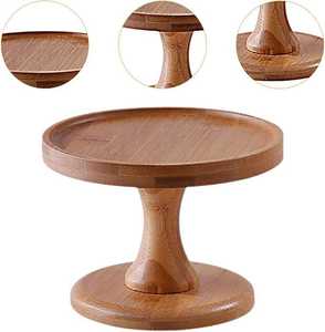 Rustic Style Natural Wood Cake Stand High Demand Wedding <b>Birthday</b> Dessert Display <b>Table</b> Decor India - Product Image 4